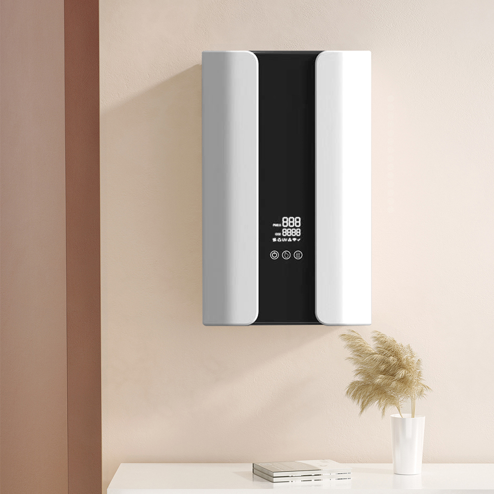 Verimli hava saflaştırması: Duvara monte 300 CADR Hava Taze Havalandırma Cihazının Saflaştırma Avantajları